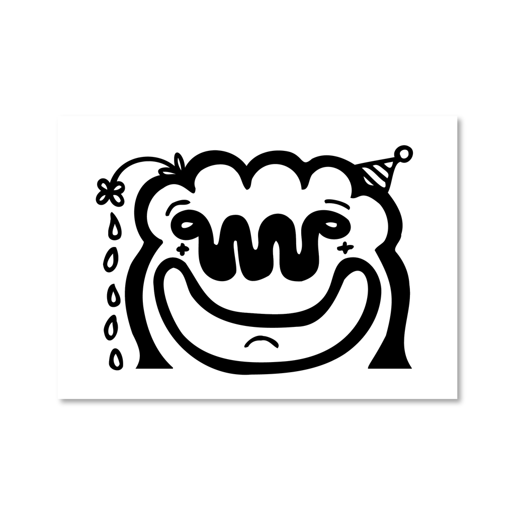 Clown Postcard