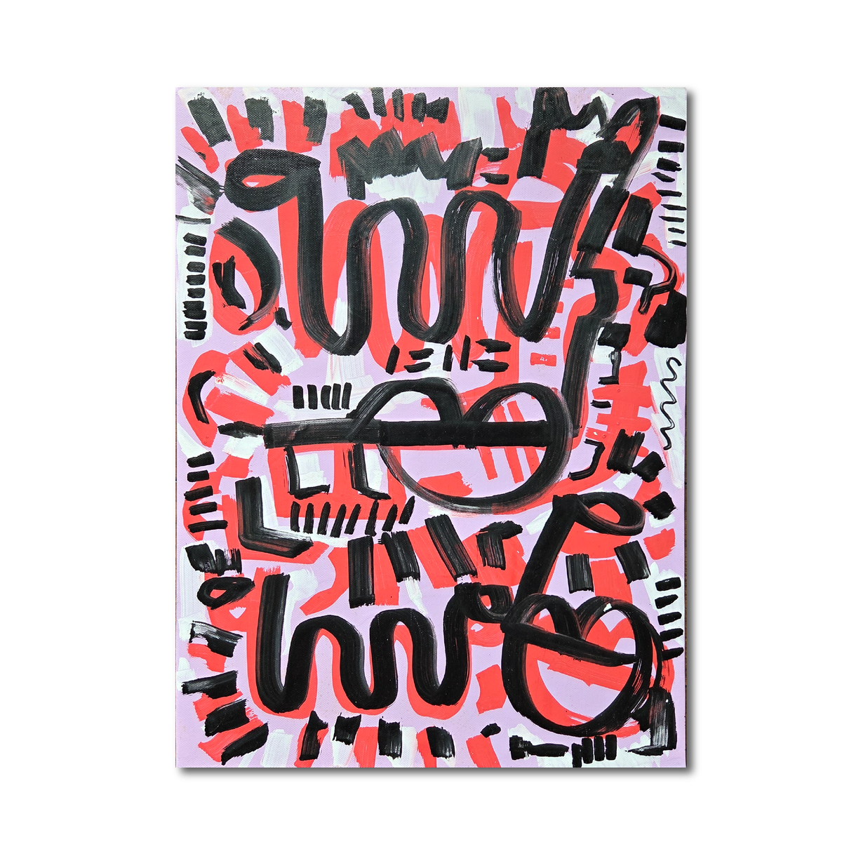 Red & Pink A3 Canvas