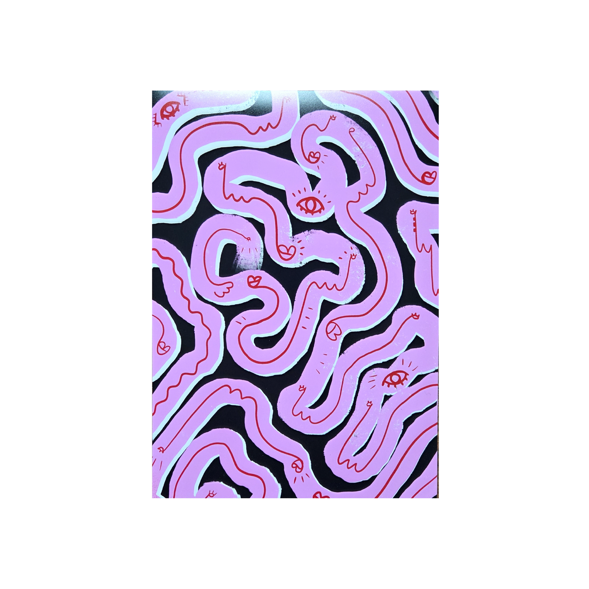 Squiggle Print A4