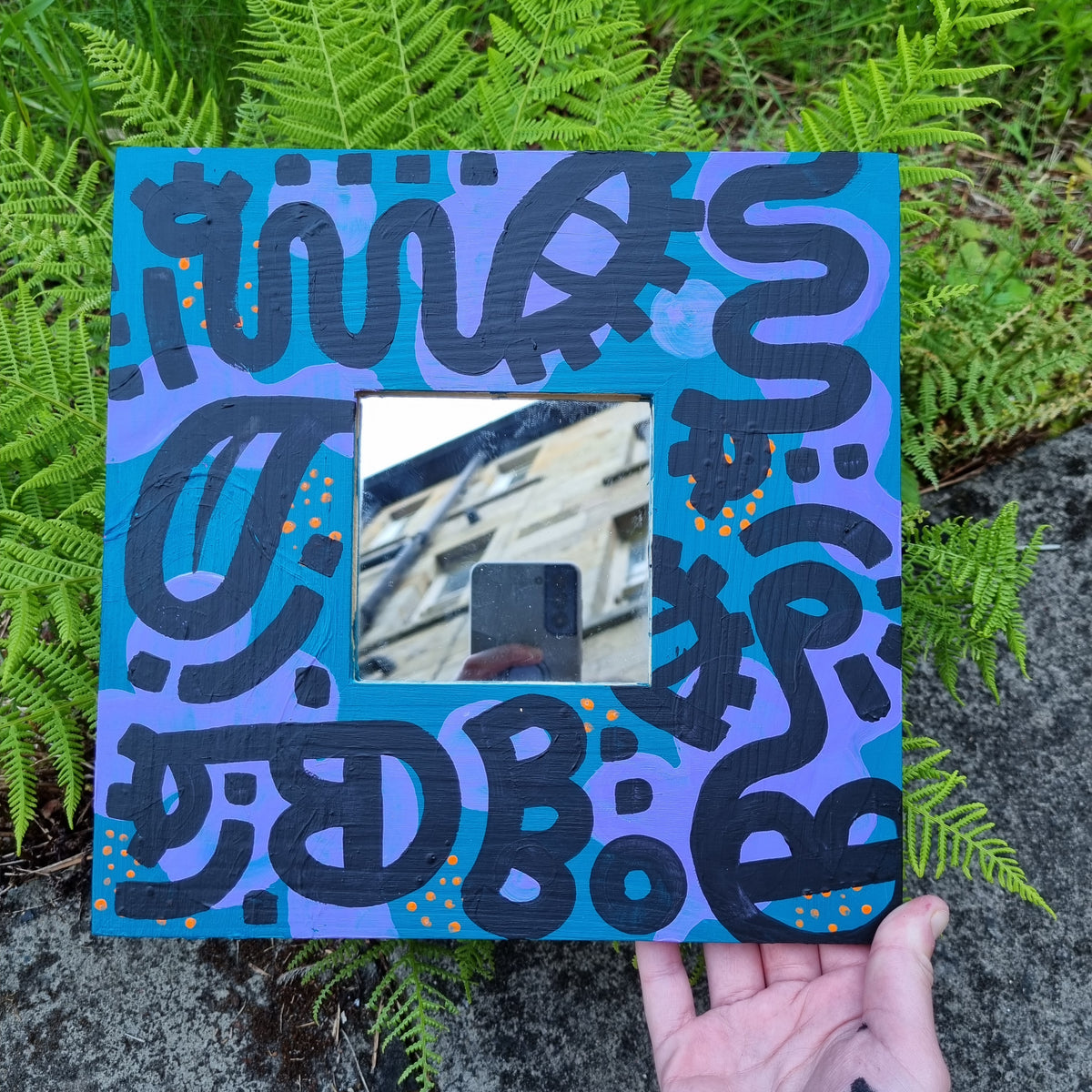 Hand painted Mirror
