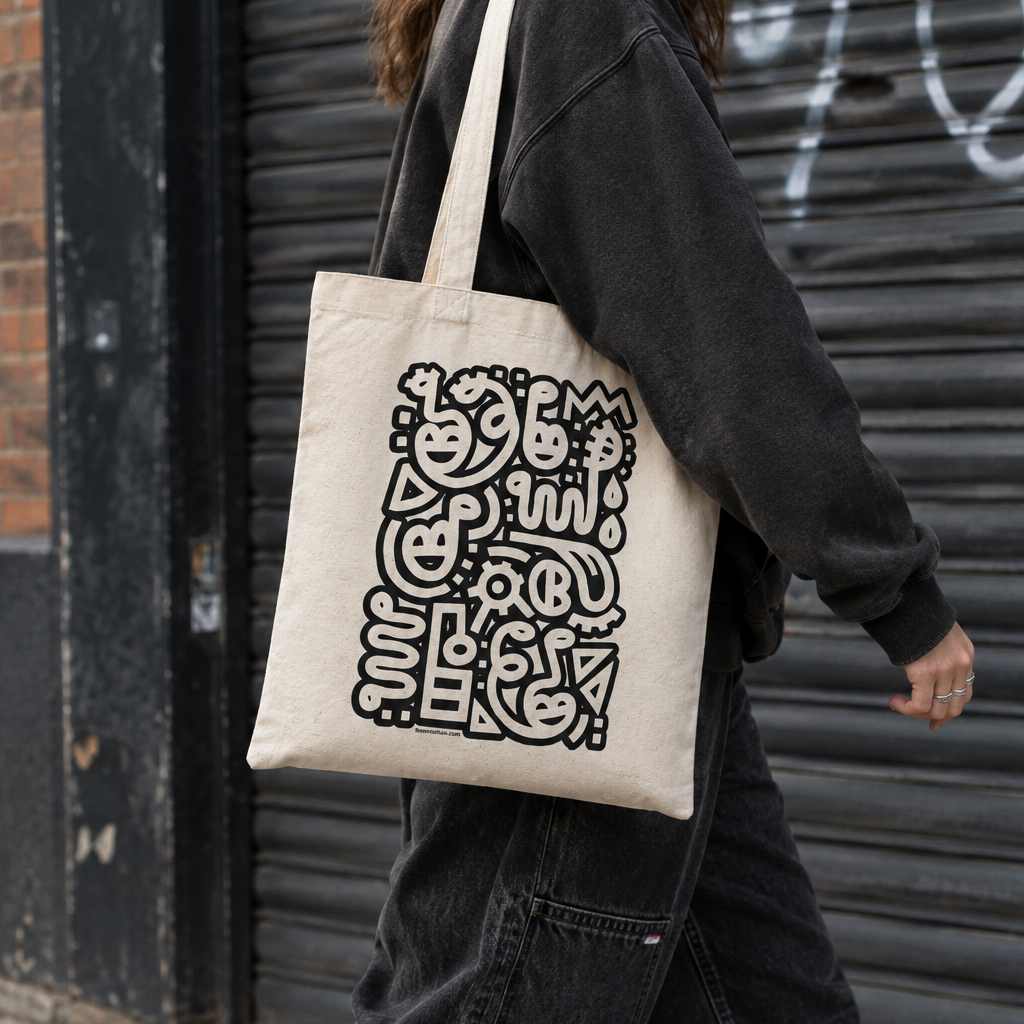 Tote bag in Natural